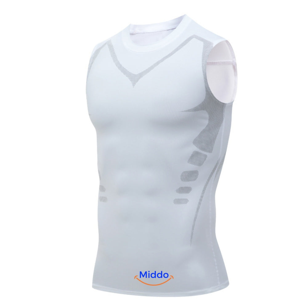 Middo VitaBoost PowerVest Ionic Shaping Compression Vest Men's