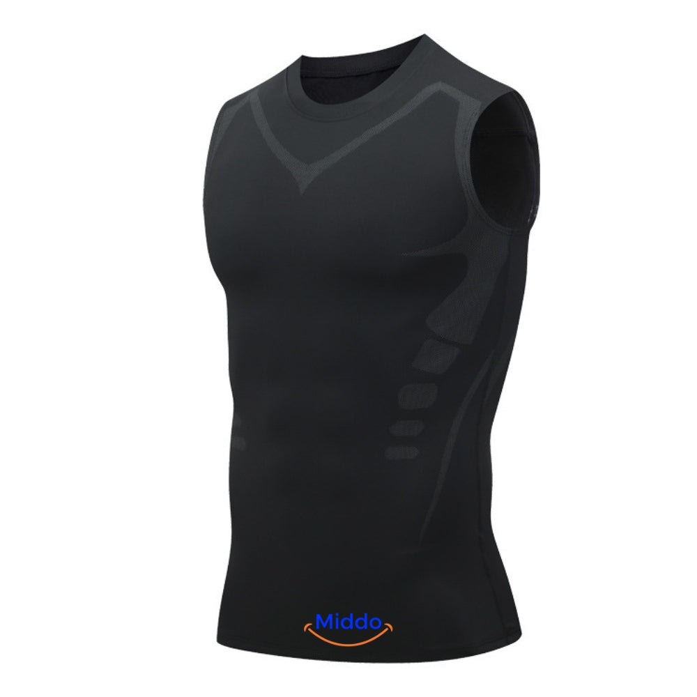Middo VitaBoost PowerVest Ionic Shaping Compression Vest Men's